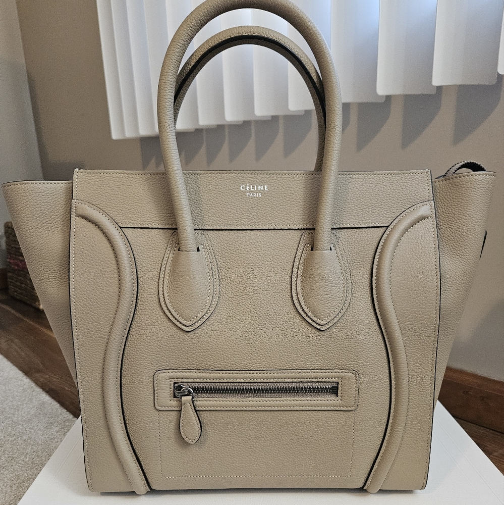 LIMITED Celine Luggage Tote Leather Handbag!